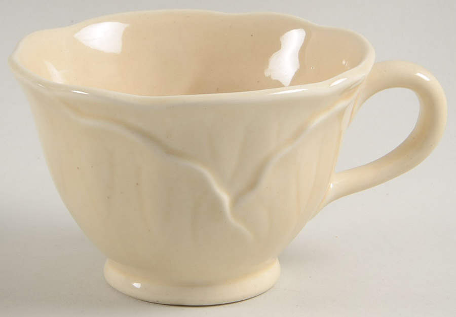 Lotus Wheat Footed Cup by Metlox - Poppytrail - Vernon-1