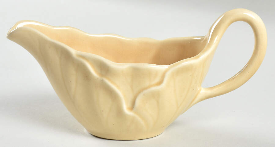 Lotus Wheat Gravy Boat by Metlox - Poppytrail - Vernon-1