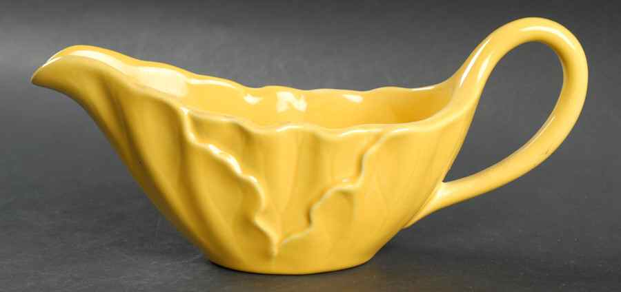 Lotus Bright Yellow Gravy Boat by Metlox - Poppytrail - Vernon-1