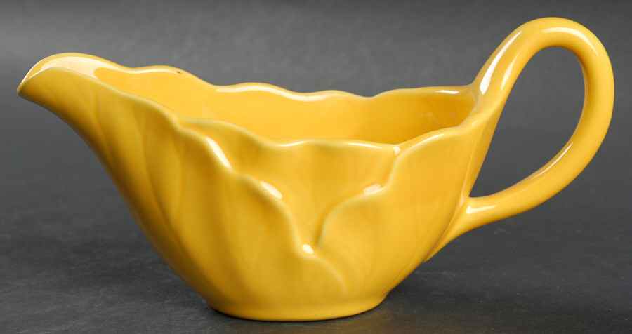 Lotus Bright Yellow Creamer by Metlox - Poppytrail - Vernon-1