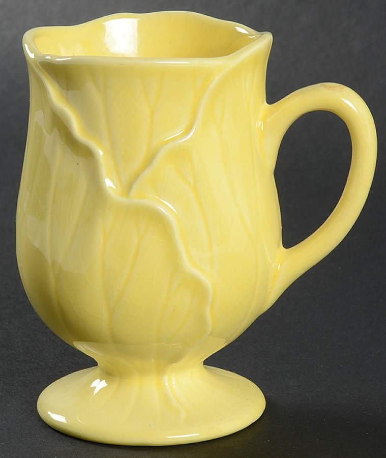 Lotus Canary Yellow (Light) Mug by Metlox - Poppytrail - Vernon-1