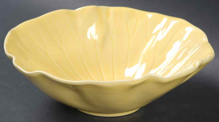 Lotus Canary Yellow (Light) Coupe Cereal Bowl by Metlox - Poppytrail - Vernon-1