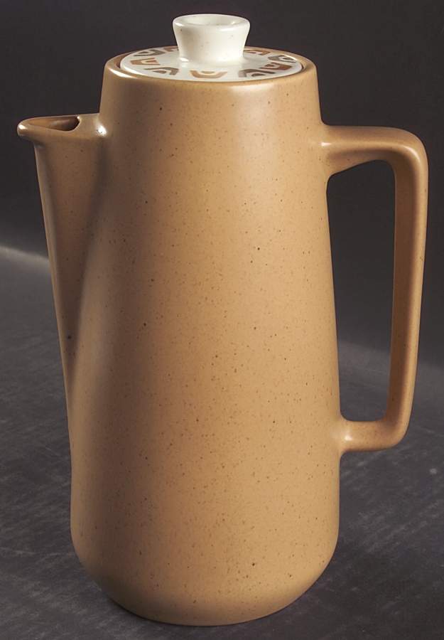 Luau Coffee Pot & Lid by Metlox - Poppytrail - Vernon-1