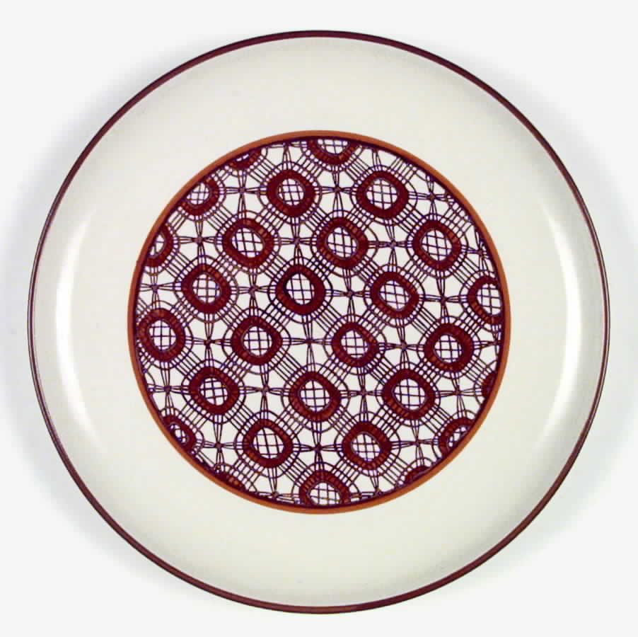 Macrame Dinner Plate by Metlox - Poppytrail - Vernon-1
