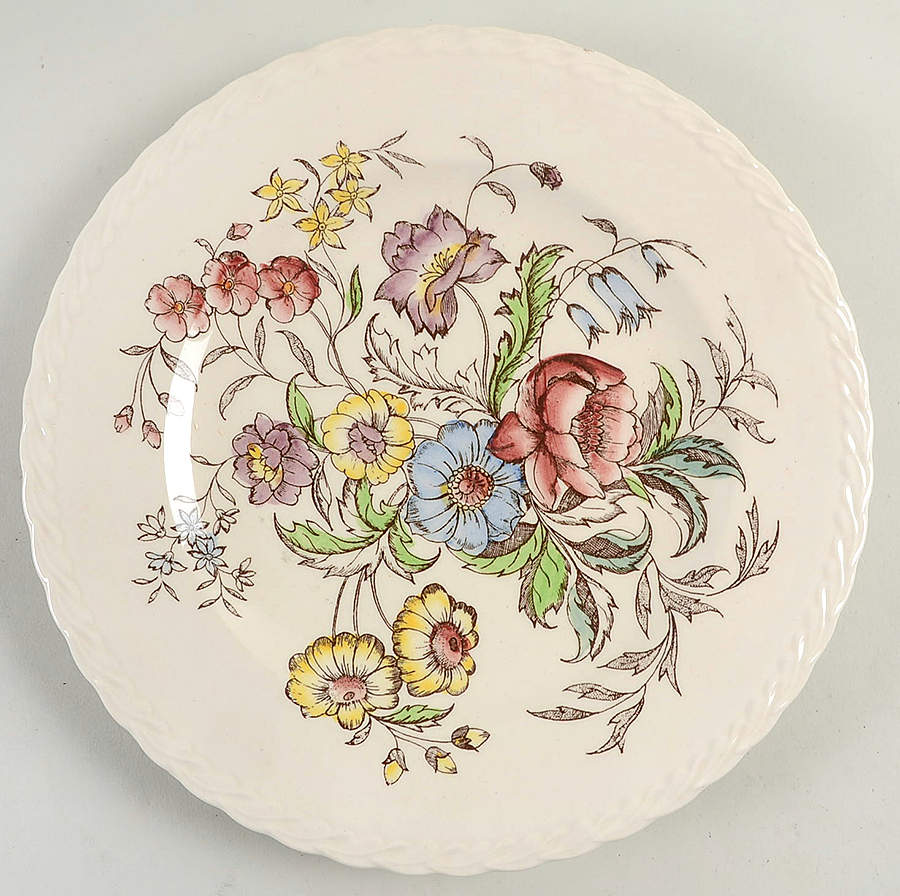 May Flower Dinner Plate by Metlox - Poppytrail - Vernon-1