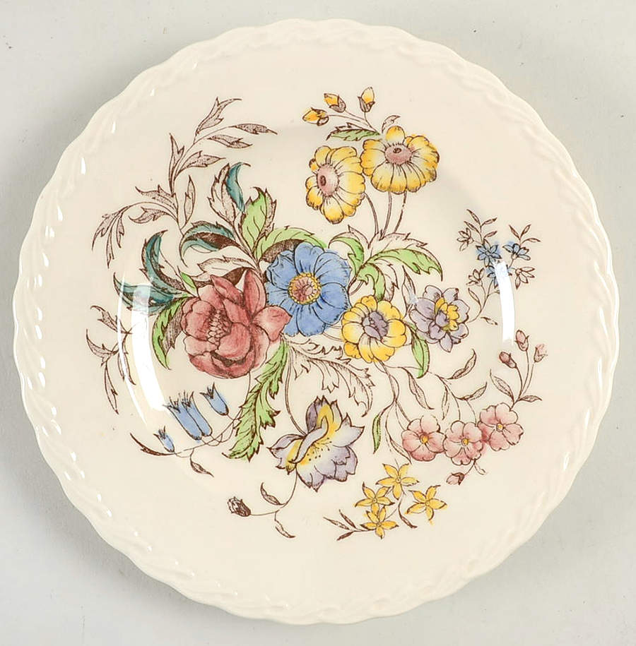 May Flower Bread & Butter Plate by Metlox - Poppytrail - Vernon-1