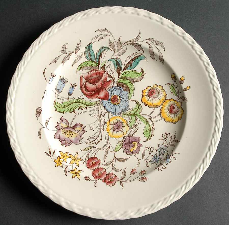 May Flower Luncheon Plate by Metlox - Poppytrail - Vernon-1