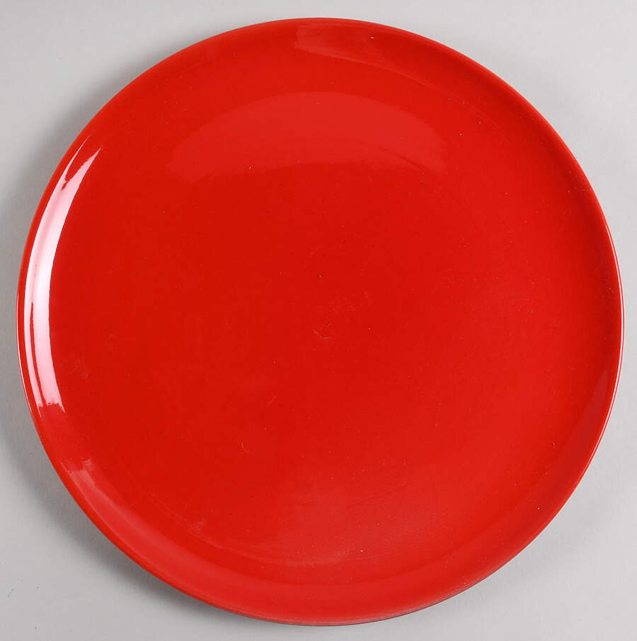 Mardi Gras 13" Chop Plate (Round Platter) by Metlox - Poppytrail - Vernon-1