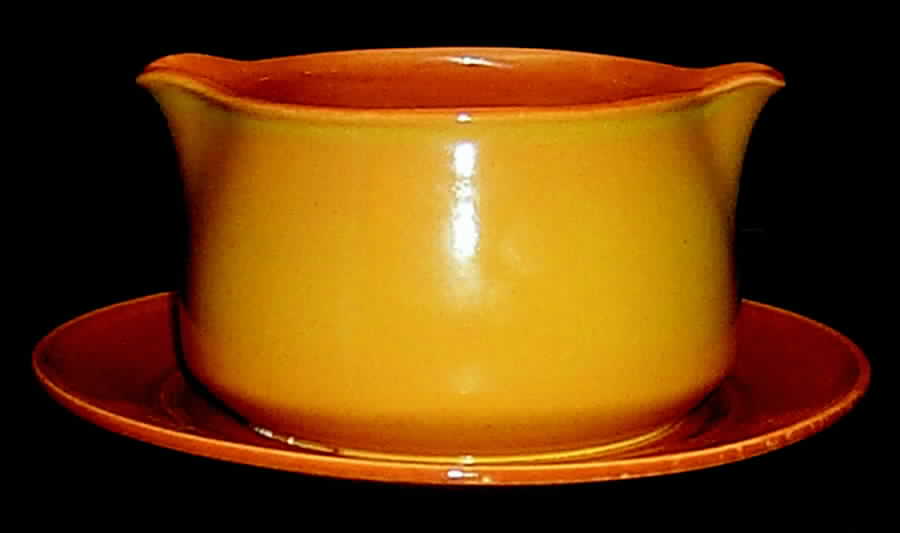 Margarita Gravy Boat with Attached Underplate by Metlox - Poppytrail - Vernon-1