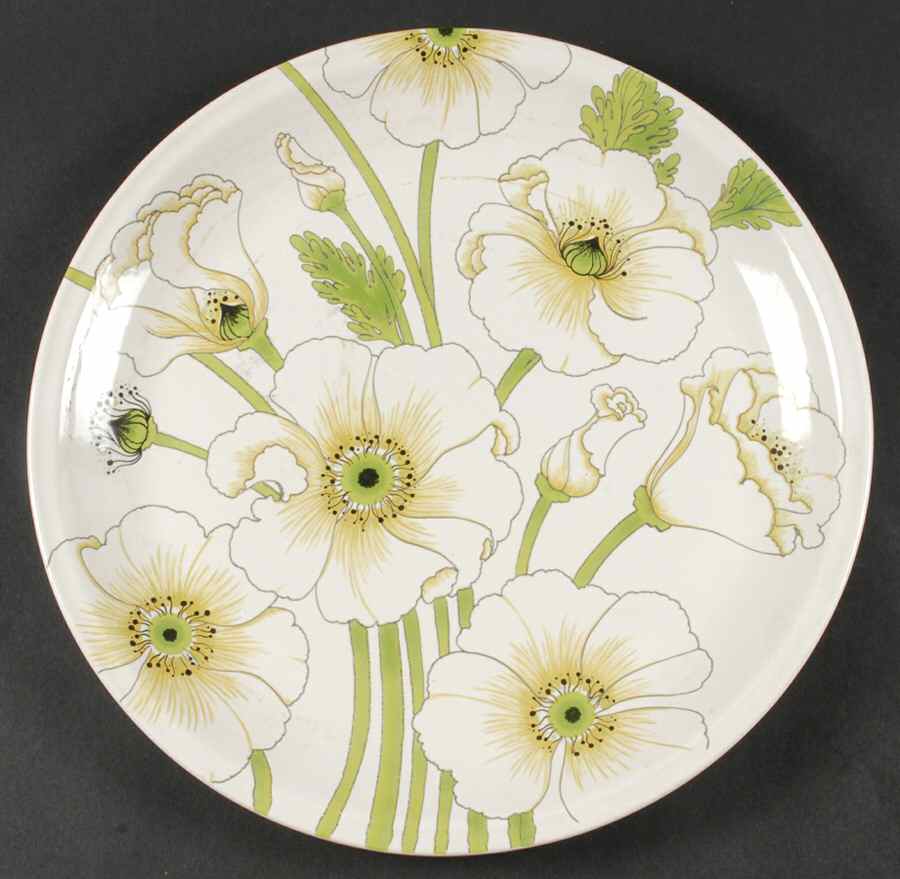 Matilija 13" Chop Plate (Round Platter) by Metlox - Poppytrail - Vernon-1
