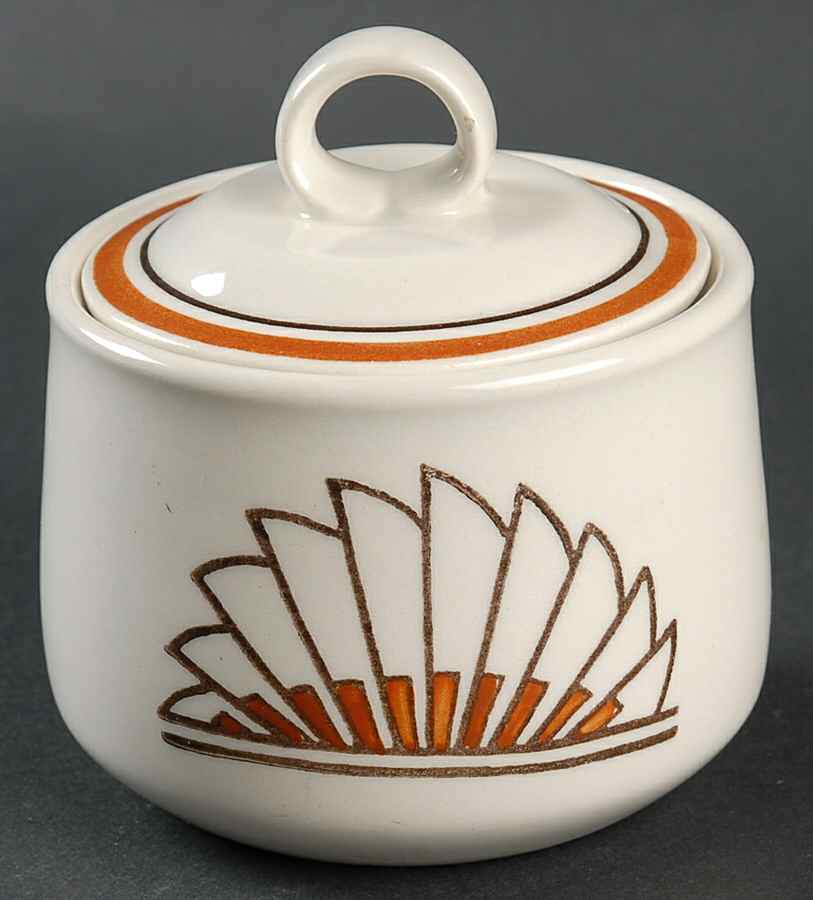 Mesa Sugar Bowl & Lid by Metlox - Poppytrail - Vernon-1