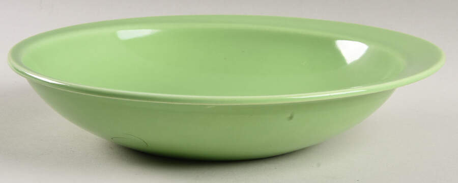 MET7 Chartreuse 9" Round Vegetable Bowl by Metlox - Poppytrail - Vernon-1
