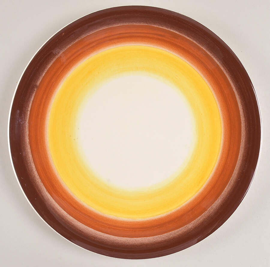 Mexicana 13" Chop Plate (Round Platter) by Metlox - Poppytrail - Vernon-1