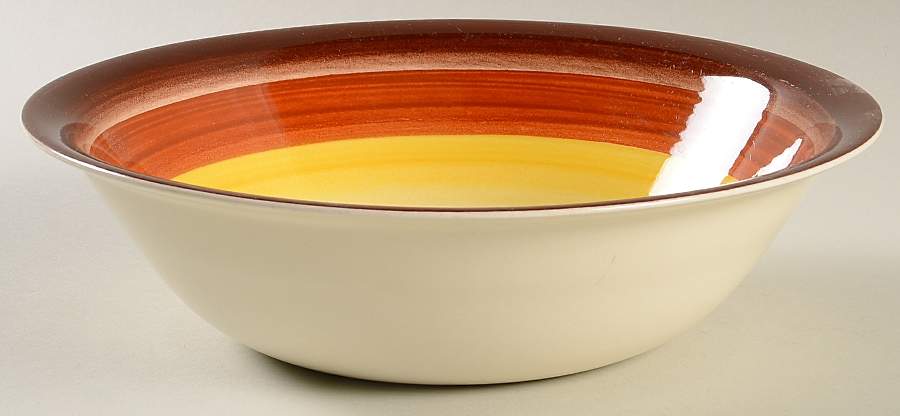 Mexicana 8" Round Vegetable Bowl by Metlox - Poppytrail - Vernon-1