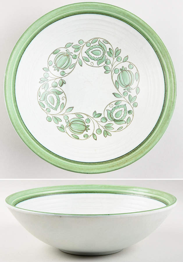 Mission Verde 9" Round Vegetable Bowl by Metlox - Poppytrail - Vernon-1