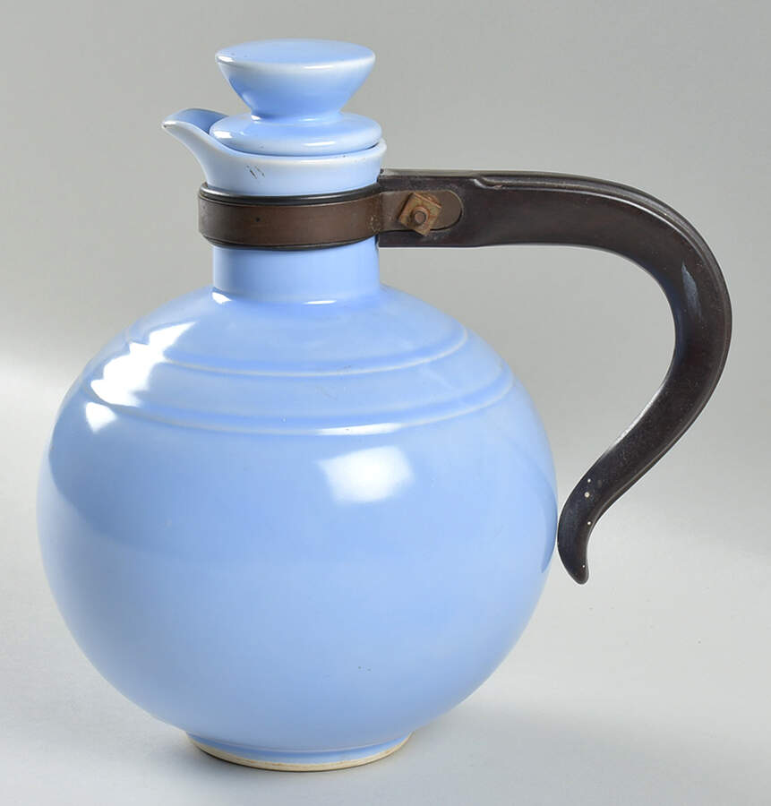 Modern California Azure Carafe & Lid by Metlox - Poppytrail - Vernon-1
