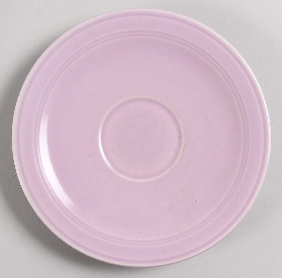 Modern California Orchid Lavender Saucer by Metlox - Poppytrail - Vernon-1