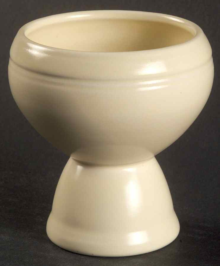 Modern California Straw Double Egg Cup by Metlox - Poppytrail - Vernon-1