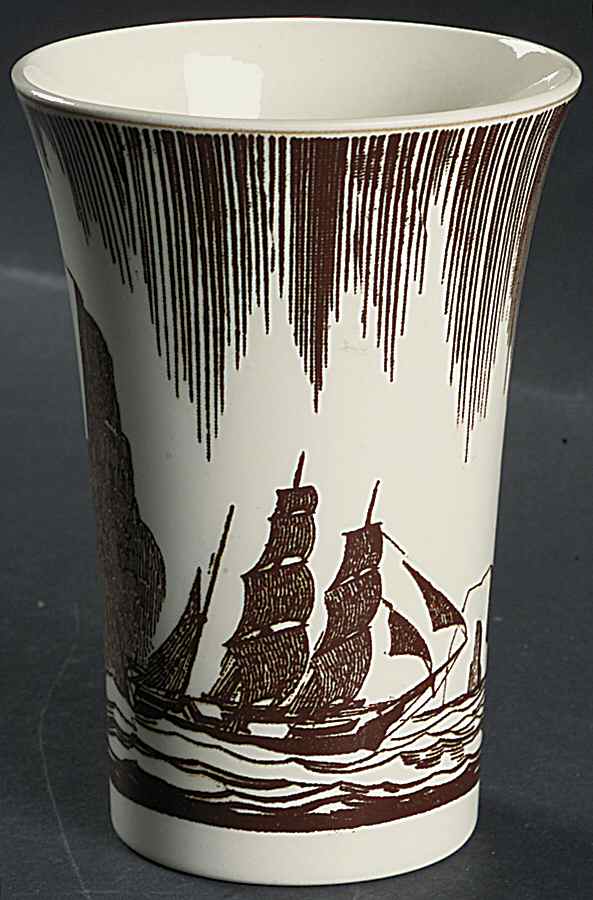 Moby Dick Brown 12 Oz Tumbler by Metlox - Poppytrail - Vernon-1
