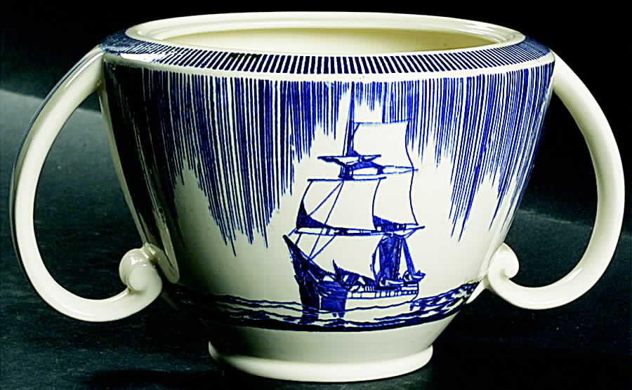 Moby Dick Blue Tureen No Lid by Metlox - Poppytrail - Vernon-1