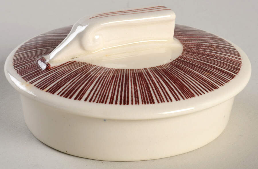 Moby Dick Maroon Lid for Coffee Pot by Metlox - Poppytrail - Vernon-1