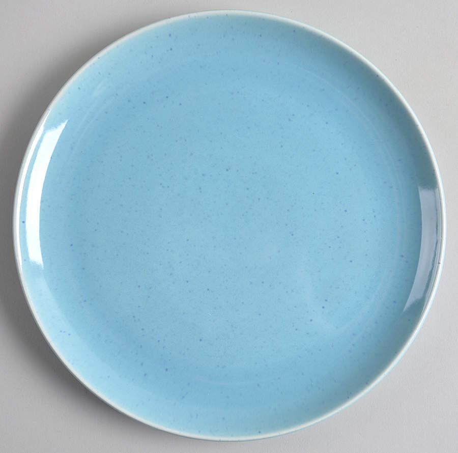 Modern Turquoise (Teal Blue) Luncheon Plate by Metlox - Poppytrail - Vernon-1