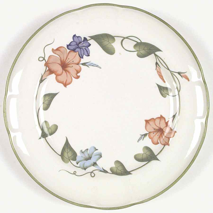 Morning Glory Dinner Plate by Metlox - Poppytrail - Vernon-1