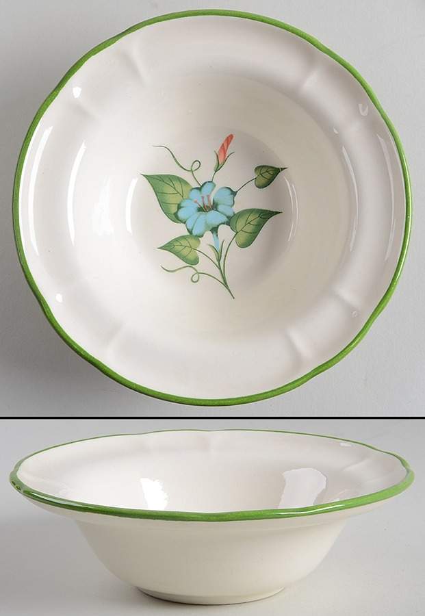 Morning Glory Rim Cereal Bowl by Metlox - Poppytrail - Vernon-1