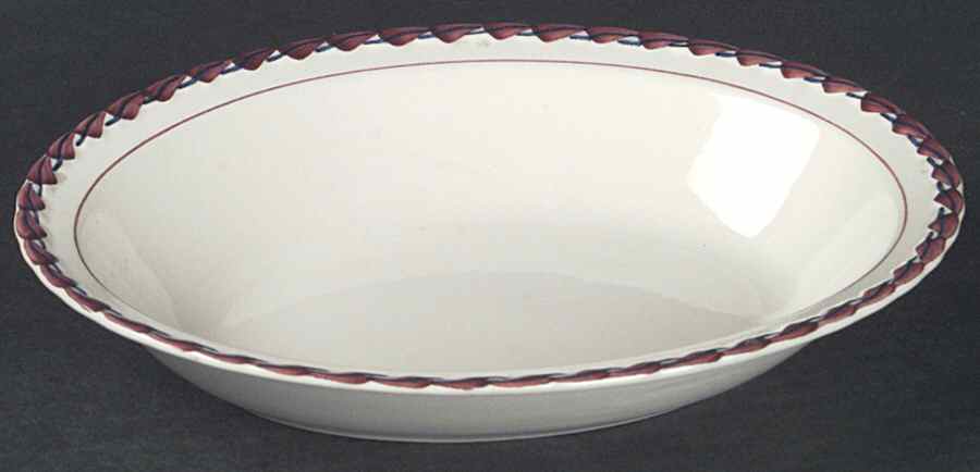 Monterey 9" Oval Vegetable Bowl by Metlox - Poppytrail - Vernon-1