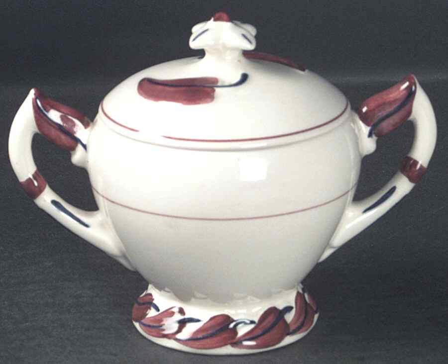 Monterey Sugar Bowl & Lid by Metlox - Poppytrail - Vernon-1