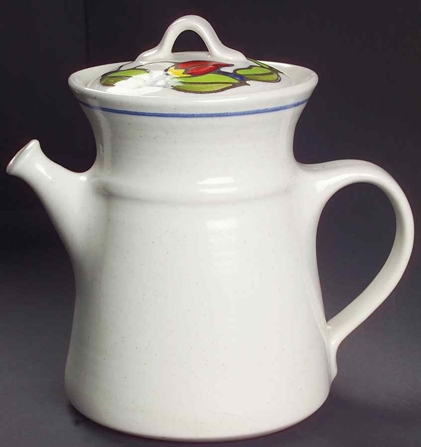 Moulin (Formerly Known As Moulin Rouge) Coffee Pot & Lid by Metlox - Poppytrail - Vernon-1