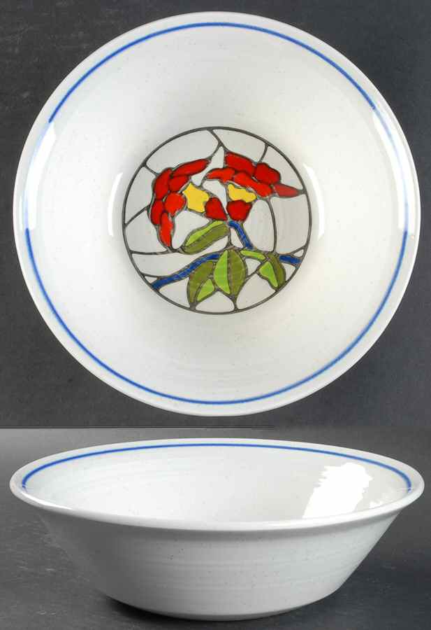 Moulin (Formerly Known As Moulin Rouge) 9" Round Vegetable Bowl by Metlox - Poppytrail - Vernon-1