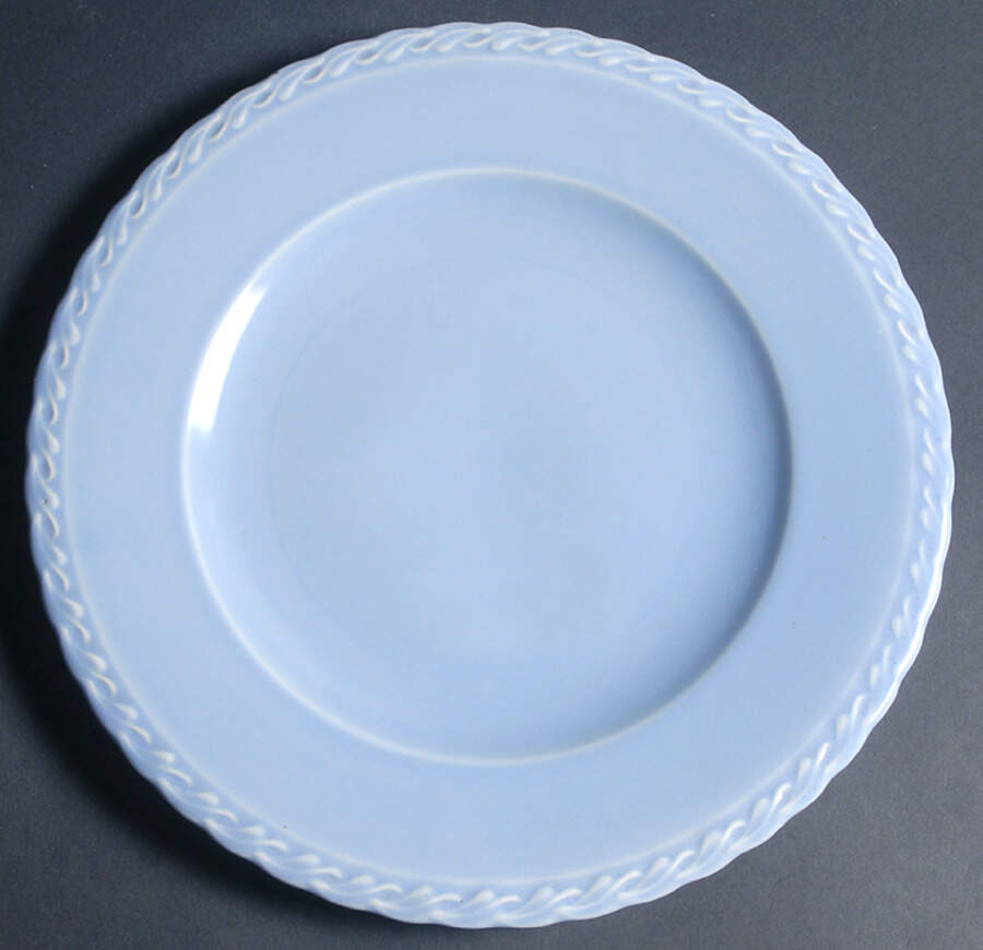 Native California Blue 12" Chop Plate (Round Platter) by Metlox - Poppytrail - Vernon-1