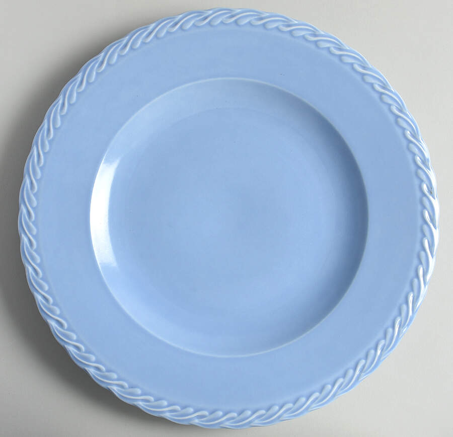 Native California Blue 13" Chop Plate (Round Platter) by Metlox - Poppytrail - Vernon-1