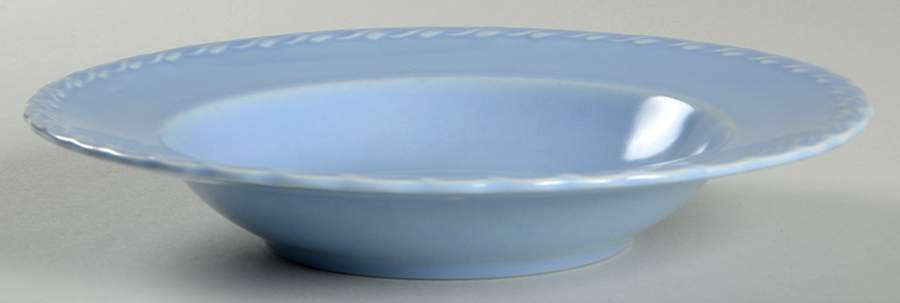 Native California Blue Rim Soup Bowl by Metlox - Poppytrail - Vernon-1