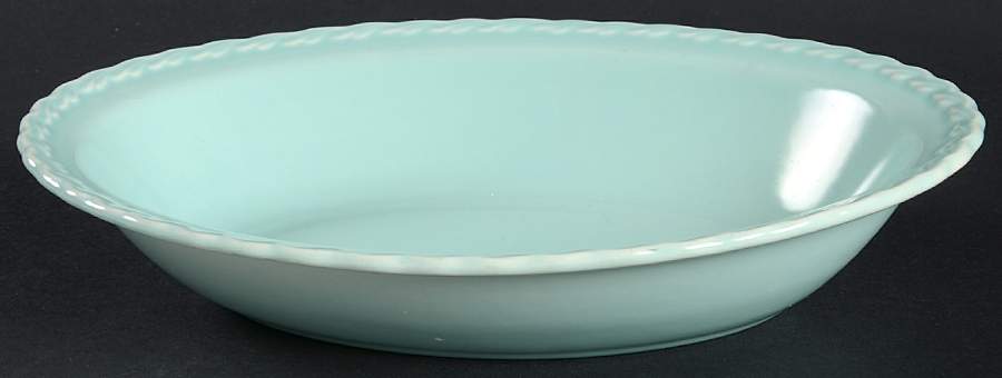 Native California Green 9" Oval Vegetable Bowl by Metlox - Poppytrail - Vernon-1