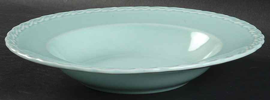 Native California Green Rim Soup Bowl by Metlox - Poppytrail - Vernon-1