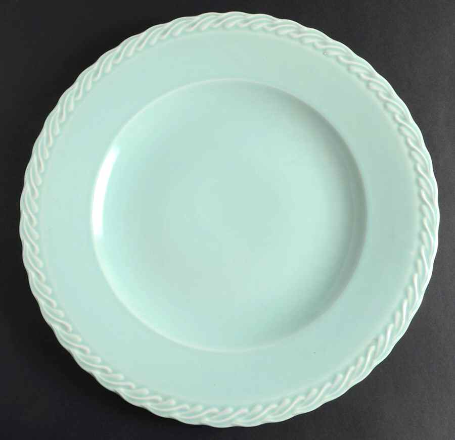 Native California Green 13" Chop Plate (Round Platter) by Metlox - Poppytrail - Vernon-1