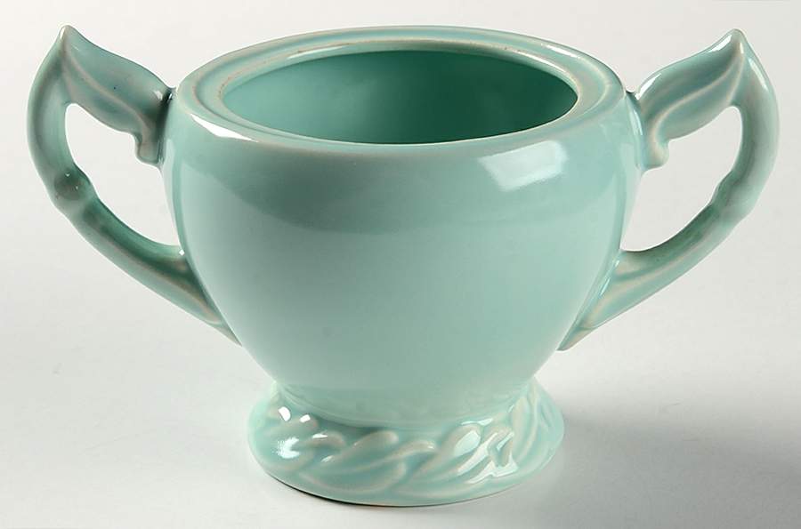 Native California Green Sugar Bowl No Lid by Metlox - Poppytrail - Vernon-1