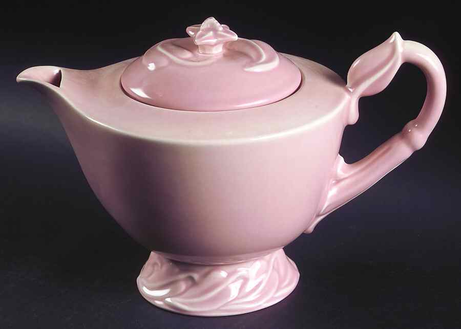 Native California Pink Teapot & Lid by Metlox - Poppytrail - Vernon-1