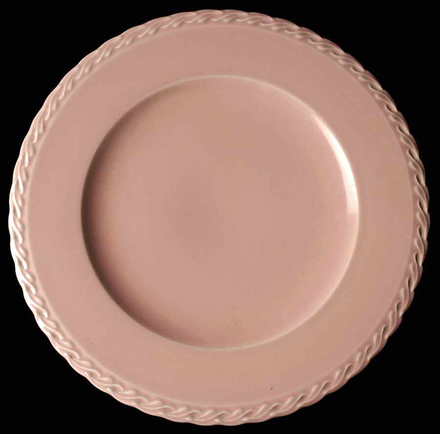 Native California Pink 12" Chop Plate (Round Platter) by Metlox - Poppytrail - Vernon-1