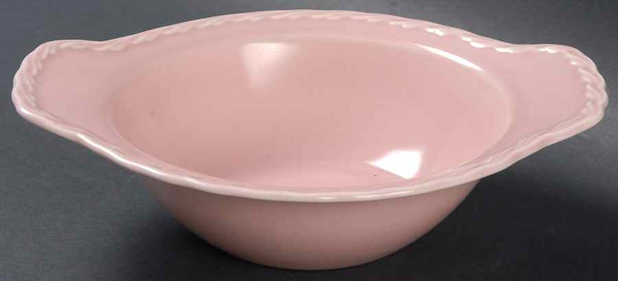 Native California Pink Lugged Cereal Bowl by Metlox - Poppytrail - Vernon-1