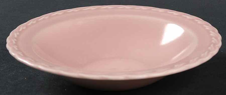 Native California Pink Rim Fruit/Dessert (Sauce) Bowl by Metlox - Poppytrail - Vernon-1