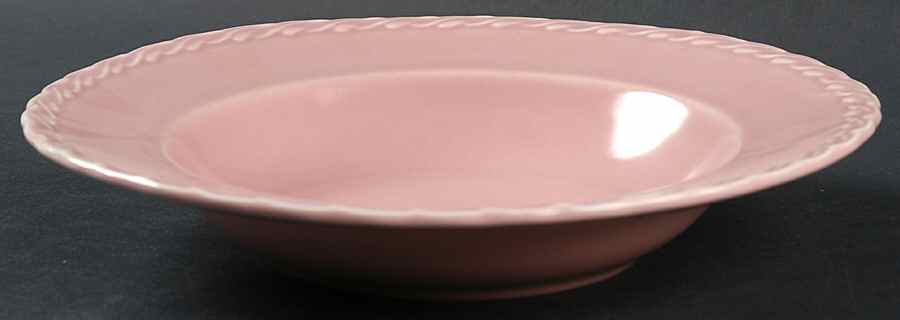 Native California Pink Rim Soup Bowl by Metlox - Poppytrail - Vernon-1