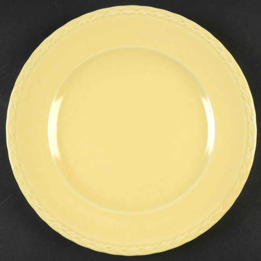 Native California Yellow Luncheon Plate by Metlox - Poppytrail - Vernon-1