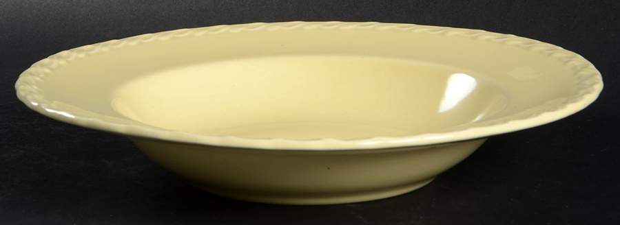 Native California Yellow Rim Soup Bowl by Metlox - Poppytrail - Vernon-1