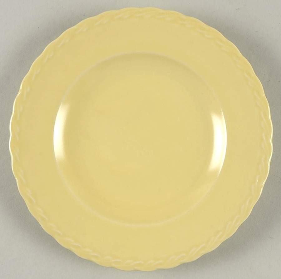 Native California Yellow Bread & Butter Plate by Metlox - Poppytrail - Vernon-1