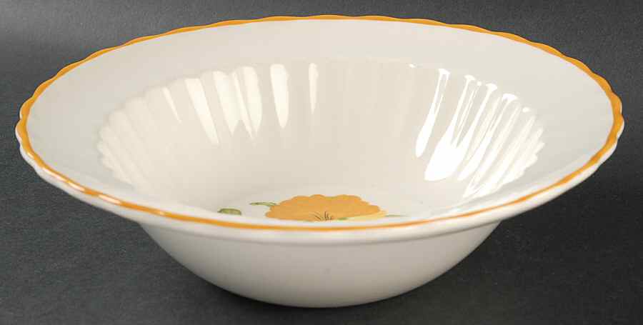 Nasturtium 9" Round Vegetable Bowl by Metlox - Poppytrail - Vernon-1