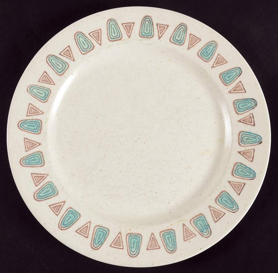 Navajo Luncheon Plate by Metlox - Poppytrail - Vernon-1