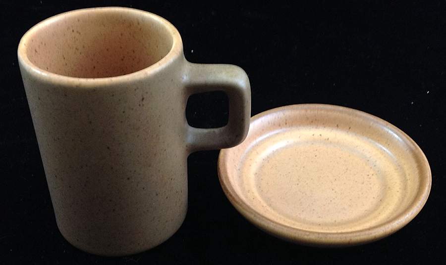 Navajo Espresso Cup and Saucer Set by Metlox - Poppytrail - Vernon-1